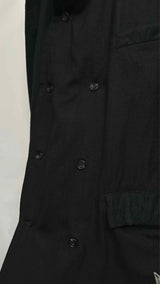 Paul Harnden X Comme Des Garcons Double-Breasted Hopscotch Long Coat