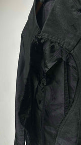 Comme Des Garcons Cut-out Gliitter Blazer Jacket