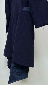 Comme Des Garcons Ruching-Pocket Detailed Hybrid Coat