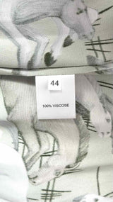 Alena Akhmadullina L/S Printed Satin Maxi Shirt Dress