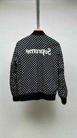 Comme Des Garcons Shirt X Supreme Reversible Versity Jacket