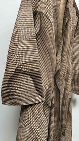 Homme Plisse X Ronan Bouroullec Ru_All Over Pleats Detailed Coat