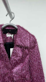 Lanvin O'sized Fuzzy Blazer Jacket