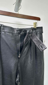 Saint Laurent Lamb Leather Leather Pants