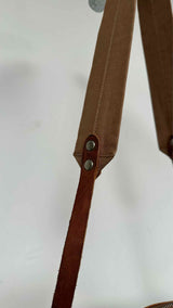 Dries Van Noten Canvas/ Leather Large Messenger Bag