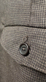 Evan Kinori High-waisted Houndstooth Wool Pants