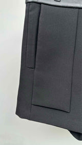 Rad Hourani Hybrid Layered Leather Shorts