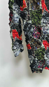 FETE Issey Miyake Shibori Pleat Printed Light Jacket