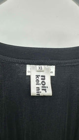 Noir Kei Ninomiya Tulle-bottom Light Cardigan