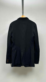 Comme Des Garcons Homme Plus Distressed Front-zip Blazer Jacket