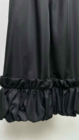 Comme Des Garcons Comme Des Garcons Raffled-bottom Wide Easy Pants