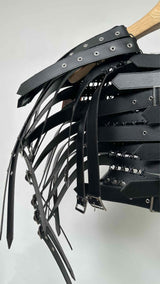 Noir Kei Ninomiya Multi Buckled Synthetic Faux Leather Harness Vest