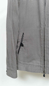Tom Ford Leather-trim Houndsthooth Jacket
