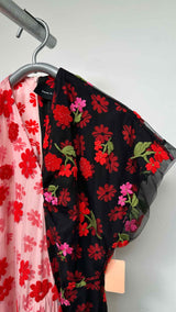 Simone Rocha Half and Half Floral Tulle Dress