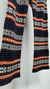 Junya Watanabe MAN Nordic Knit Flare Pants