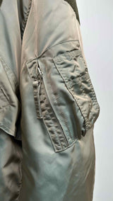 Vaquera Fur Hooded Quilted Lining Oversized MA1 Puffer Jacket