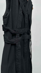 Comme Des Garcons N/S Crinkle Pleated-bottom Cage Dress