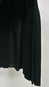 Yohji Yamamoto Pour Homme Front- faux-fur Side-pleated Glitter Kilt