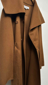 JW Anderson Belted Longline Wrap Front Long Coat