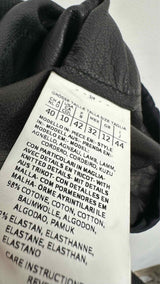 Sportmax Cropped Suede Leather BomberJacket