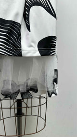 Comme Des Garcons N/S Tulle-layered Detail Dress