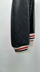 Thom Browne 4-bar 4-bar Patent-body Leather Bomber Jacket