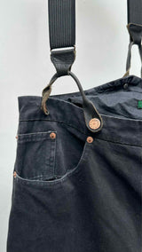 Paul Harnden Moleskin Cropped Wide Suspenders Work Pants