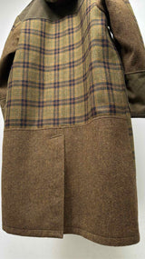 Junya Watanabe MAN Wool Tweed-switched Coat