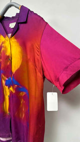 Dries Van Noten X Len Lye S/S Clive Satin Printed Shirt