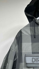 Christian Dior Logo-embroidered Stripe Anrak Parka