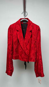 Ann Demeulemeester Botanical Jacquard Blazer Jacket