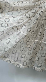 Tao Comme Des Garçons Floral-mesh Pleated Over Long Skirt