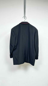 Comme Des Garcons Homme Plus Collar-embroidered Blazer Jacket