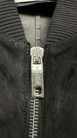 Sportmax Cropped Suede Leather BomberJacket