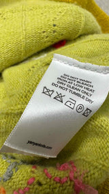 Yan Yan Knits Curious Embroidered Cropproed Hoodie