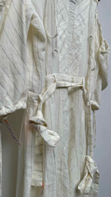 LOEWE Paula's Ibiza L/S Stripe Balloon Maxi Dress
