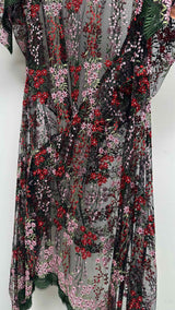 Junya Watanabe S/S Floral Embroidered Mesh Dress