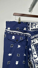 Margiela Bandana Buckled-waist Wide Shorts