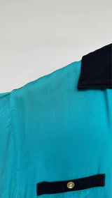 Dunhill S/S Rayon Embroidered Shirt
