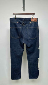 Kapital Kountry Okagilly Skelton Crochet-trim Jeans
