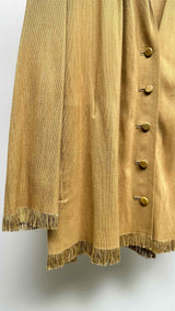 Issey Miyake Fringe-edge Shawl-collar Over Jacket