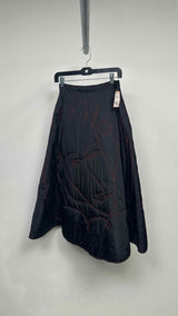 JC De Castelbajac Quilted A-line Wide Long Skirt