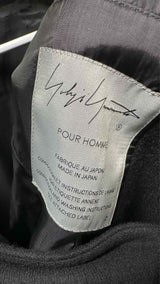 Yohji Yamamoto Pour Homme Tailored Cut-Out Button Closure Coat