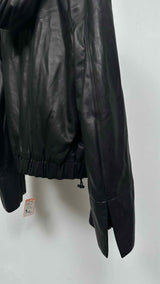 Helmut Lang Hooded Quilted-lining Leather Jacket
