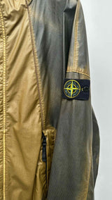 Stone Island Mussola Gommate Longline Hooded Water-resistant Coat