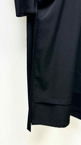 Yohji Yamamoto Pour Homme Bottom-wrapped Paneled Wool Coat