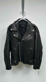 Isabel Marant Bacem Quilted-Lining Leather Jacket