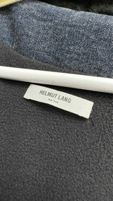Helmut Lang Fur-collar Dolman Sleeves Hybrit Denim Jacket
