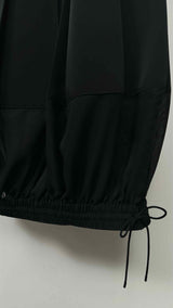 Noir Kei Ninomiya Sheer-bottom Pleated Buble Long Skirt