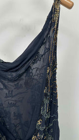 Agent Provocateur N/S Emiko Soiree Hand-embroidered Silk Mini Dress